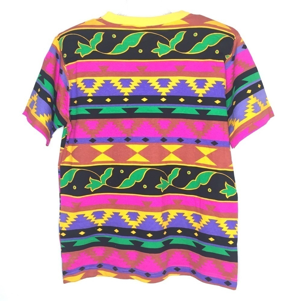 Vintage Synopsis Southwestern Aztec Tribal Top M - Picture 4 of 5